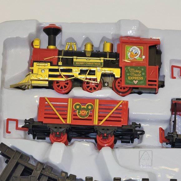 NEW Disney Mickey Mouse Holiday Express Train Set - Ready to Play Christmas Set - Picture 4 of 8